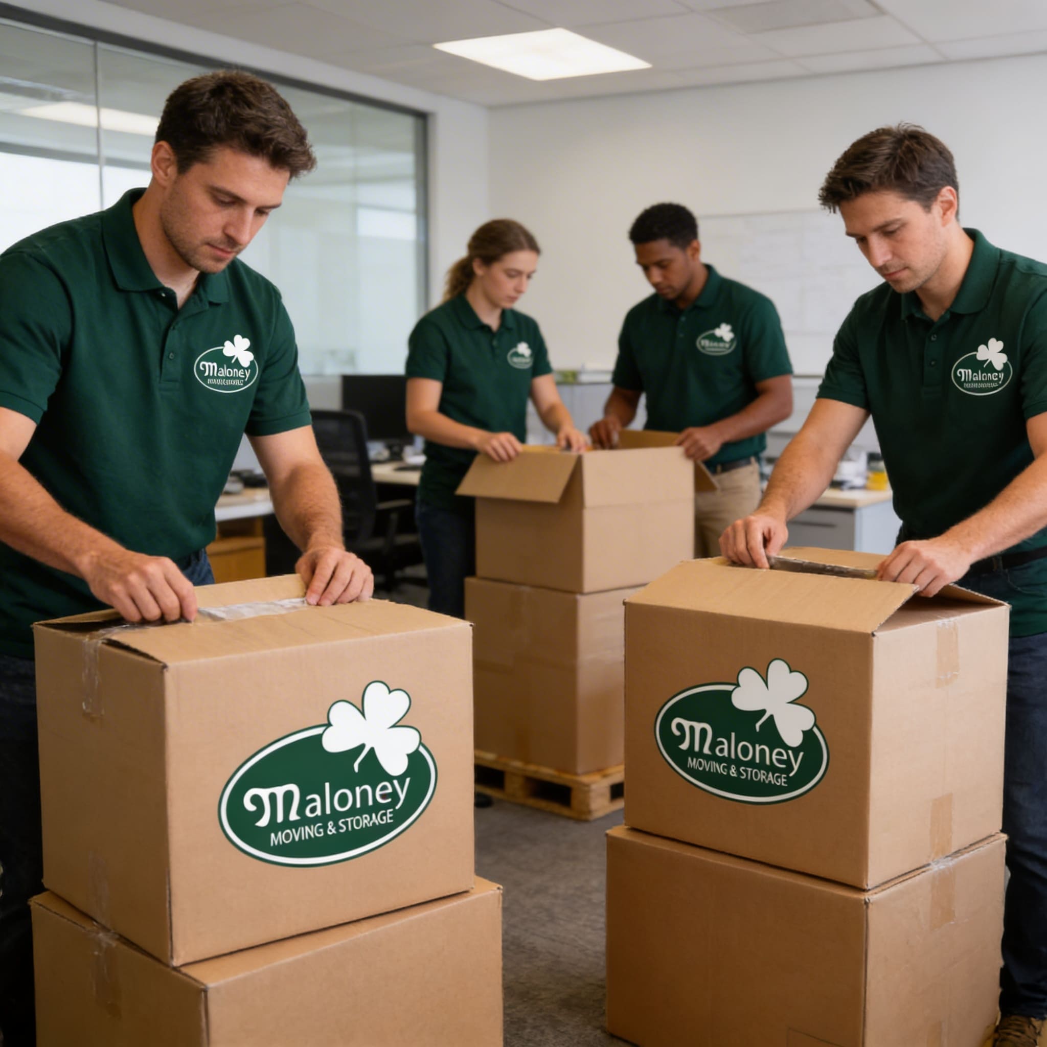 Commercial Packing Services – Maloney Moving & Storage