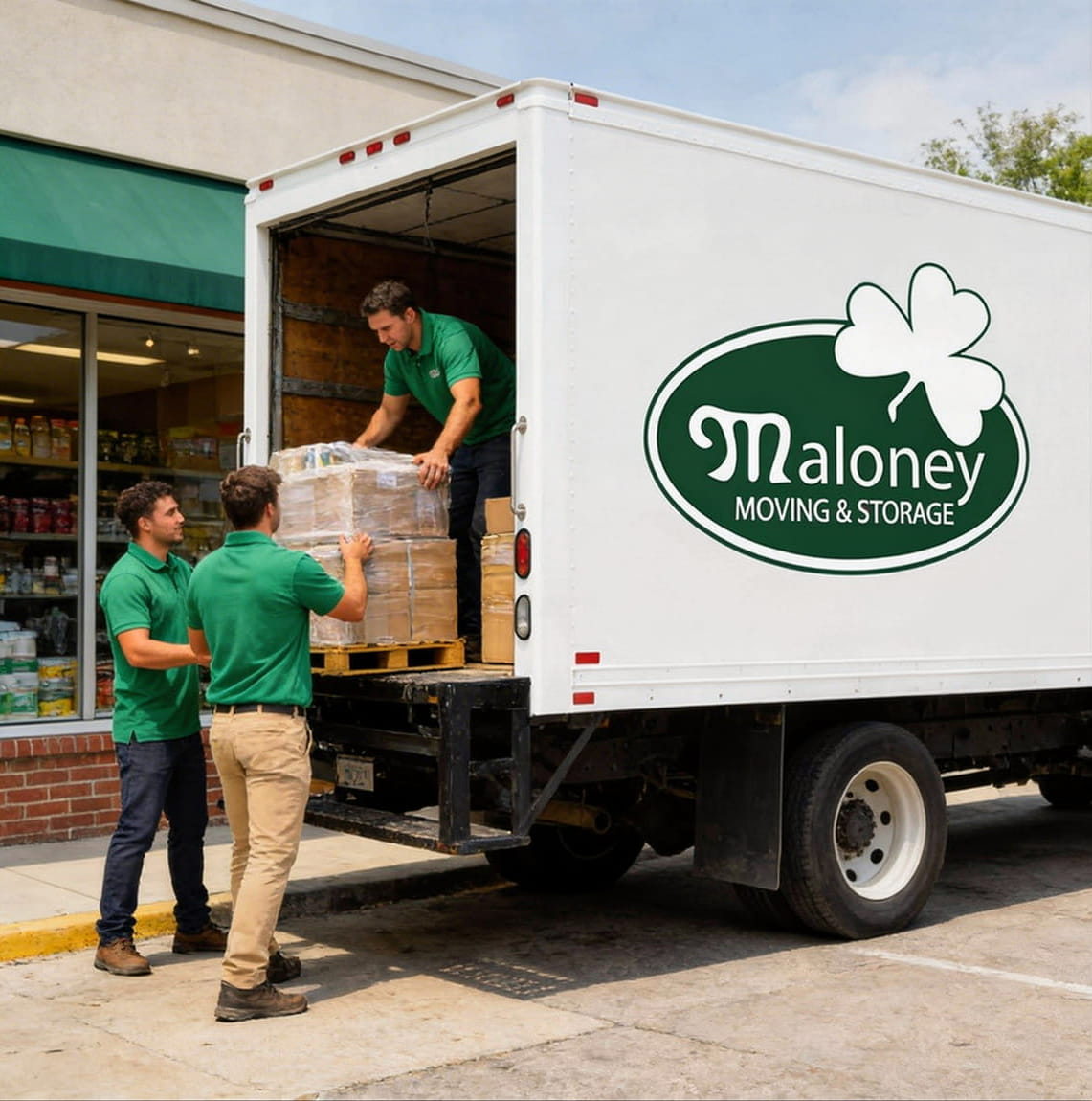 Maloney local delivery truck New Orleans
