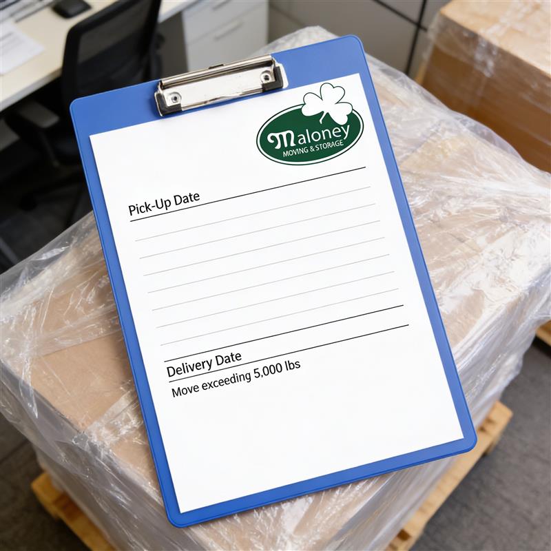 Employee relocation service by Maloney Moving
